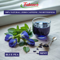 Fubenco Blue Pea Herbal Tea with Mint -50gm