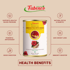 Hibiscus Ginger Herbal Tea – Loose Leaf