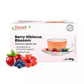 Berry Hibiscus Blossom Herbal Tea Tisane -20 Tea Bags