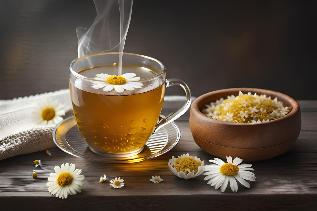 Calming Chamomile Herbal Tea Tisane