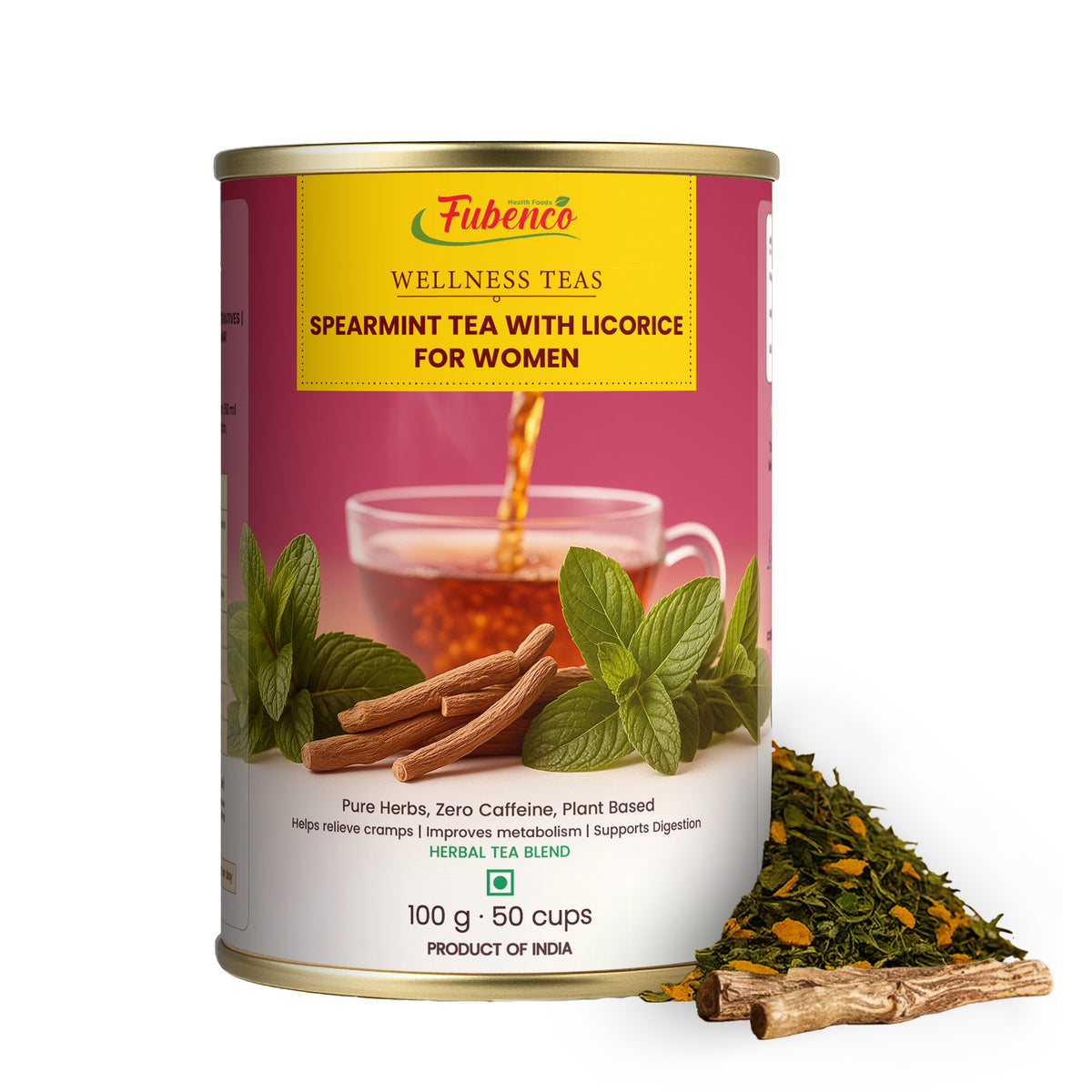Spearmint Licorice Herbal Tea for Women – Loose Leaf
