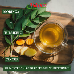 Moringa Turmeric Ginger Herbal Tea – Loose Leaf