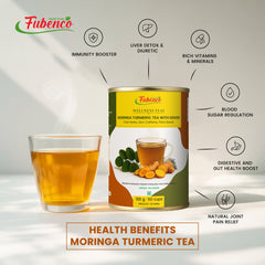 Moringa Turmeric Ginger Herbal Tea – Loose Leaf