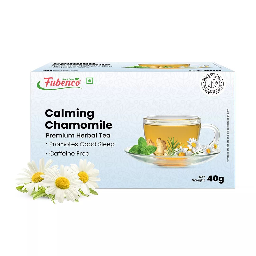 Calming Chamomile Herbal Tea Tisane - 20 Tea Bags